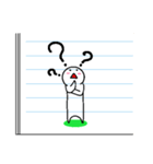 授業中に落書きしてちゃいけないんだからね（個別スタンプ：38）