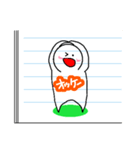 授業中に落書きしてちゃいけないんだからね（個別スタンプ：39）