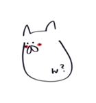顔だけ動物（個別スタンプ：4）