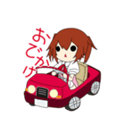 すーちゃん 第一弾 萌車オフ＆昭和ハウス（個別スタンプ：13）