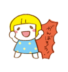 Doodled girls vol.2 日本語版（個別スタンプ：14）