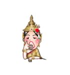 Samornsri: Thai traditional dress1 (Eng)（個別スタンプ：11）