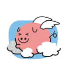 いない いない  豚！！   "Abe"（個別スタンプ：7）