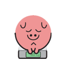 いない いない  豚！！   "Abe"（個別スタンプ：9）