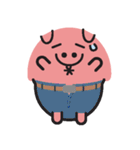 いない いない  豚！！   "Abe"（個別スタンプ：30）