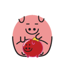 いない いない  豚！！   "Abe"（個別スタンプ：33）