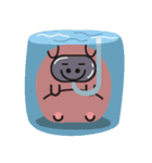 いない いない  豚！！   "Abe"（個別スタンプ：34）
