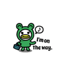 動物着ぐるみ！3 (英語版)（個別スタンプ：9）