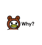 動物着ぐるみ！3 (英語版)（個別スタンプ：14）