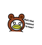 動物着ぐるみ！3 (英語版)（個別スタンプ：17）