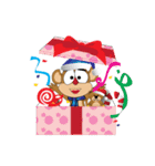 MonkeyOpoly Christmas ＆ New Years（個別スタンプ：10）