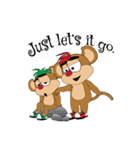 MonkeyOpoly Christmas ＆ New Years（個別スタンプ：11）