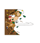 MonkeyOpoly Christmas ＆ New Years（個別スタンプ：13）