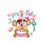 MonkeyOpoly Christmas ＆ New Years（個別スタンプ：22）