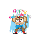 MonkeyOpoly Christmas ＆ New Years（個別スタンプ：23）