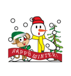 MonkeyOpoly Christmas ＆ New Years（個別スタンプ：26）