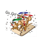 MonkeyOpoly Christmas ＆ New Years（個別スタンプ：30）