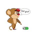 MonkeyOpoly Christmas ＆ New Years（個別スタンプ：35）