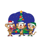 MonkeyOpoly Christmas ＆ New Years（個別スタンプ：38）