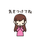 女の子のスタンプ（個別スタンプ：12）