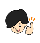 やんちゃ男子スタンプ（個別スタンプ：1）