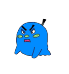 水の玉ちゃん（ちょんまげ付き）（個別スタンプ：17）
