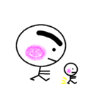 まゆげのヒデちゃん（個別スタンプ：28）