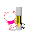 裏クマ（個別スタンプ：40）