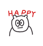 白きヒマな熊（個別スタンプ：31）