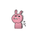 黄色いいぬとピンクなうさぎ（個別スタンプ：2）