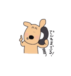 黄色いいぬとピンクなうさぎ（個別スタンプ：6）