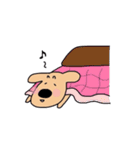黄色いいぬとピンクなうさぎ（個別スタンプ：21）