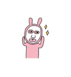 黄色いいぬとピンクなうさぎ（個別スタンプ：37）