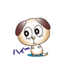 おしゃべりわんこ（個別スタンプ：3）