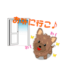 ヨーキーの日常生活（個別スタンプ：7）