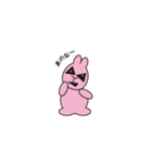 ピンクのうさぎかめこ（個別スタンプ：38）