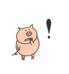 一匹の豚（個別スタンプ：3）