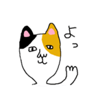三毛猫ミケヒコ（個別スタンプ：1）