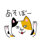 三毛猫ミケヒコ（個別スタンプ：3）