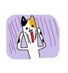 三毛猫ミケヒコ（個別スタンプ：28）