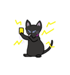 黒ネコのlockちゃん（個別スタンプ：34）