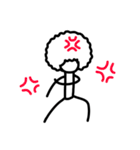 ただのアフロ（個別スタンプ：21）