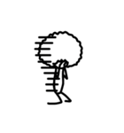 ただのアフロ（個別スタンプ：22）