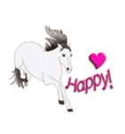 馬 Horses 馬大好き（個別スタンプ：3）