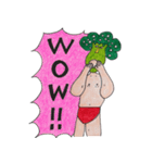 Broccoli Wrestler（個別スタンプ：15）