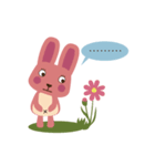 ピンクウサギのデイジー（個別スタンプ：31）
