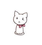 Tabby cat ＆ white cat（個別スタンプ：16）