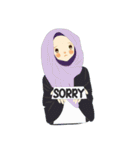 lovely Hijabi（個別スタンプ：19）