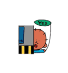 シャイ男とシャイ子（個別スタンプ：22）