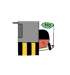 シャイ男とシャイ子（個別スタンプ：23）